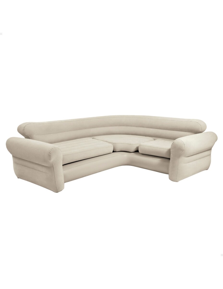 INTEX SILLÓN ESQUINERO INFLABLE 257x203x76 VALVULA 2en1 