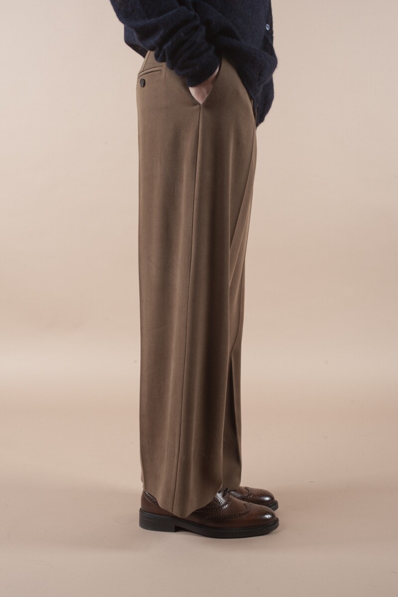 PANTALÓN RECTO Marron