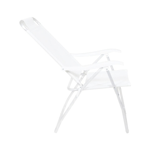 Silla Plegable de Aluminio 4 Posición Blanco
