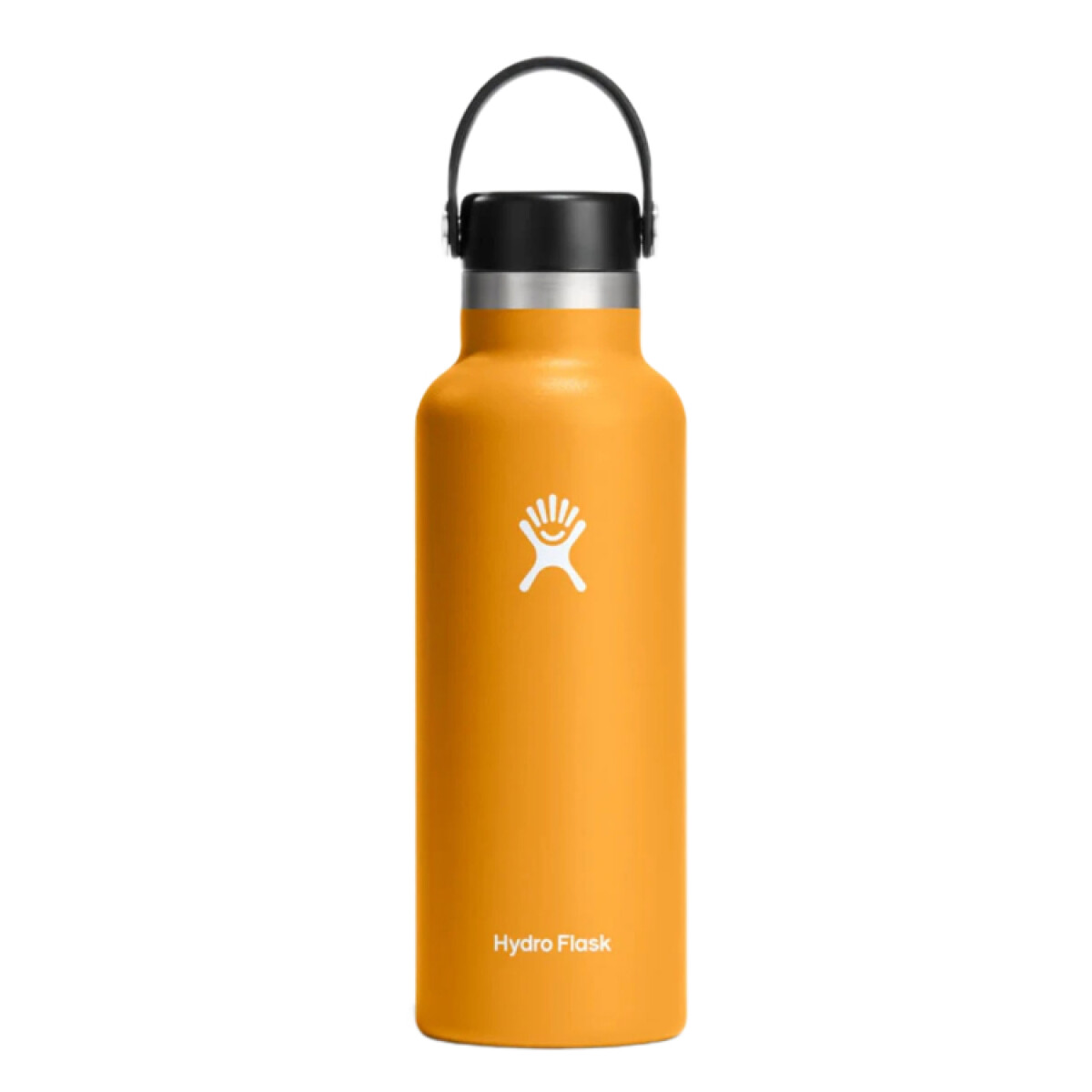 Botella Hydro Flask 20 Oz (0.53L) Wide Mouth W/ Flex Sip Lid - Naranja 