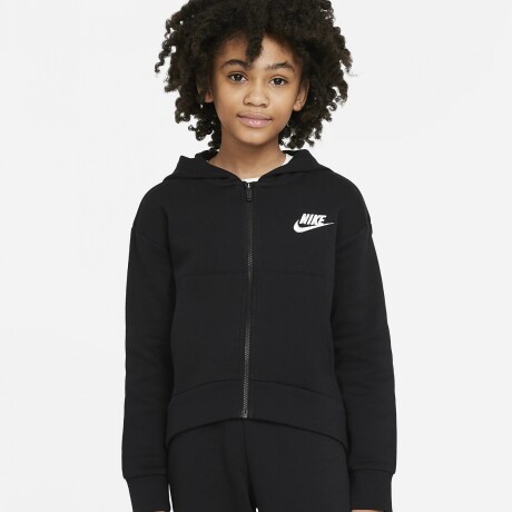 Campera Nike Moda Niño Club Flc Black S/C