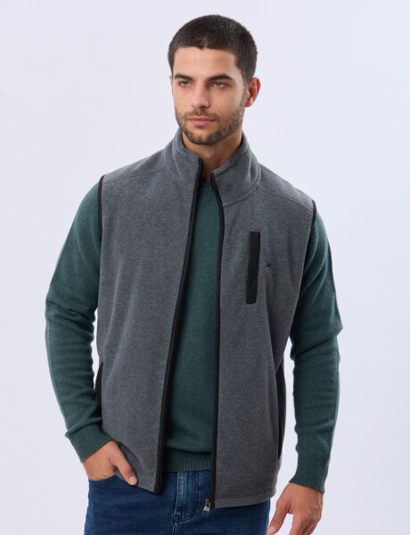 CHALECO POLAR DE ABRIGO Gris