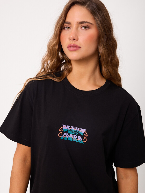 T-SHIRT MARLENA RUSTY Negro