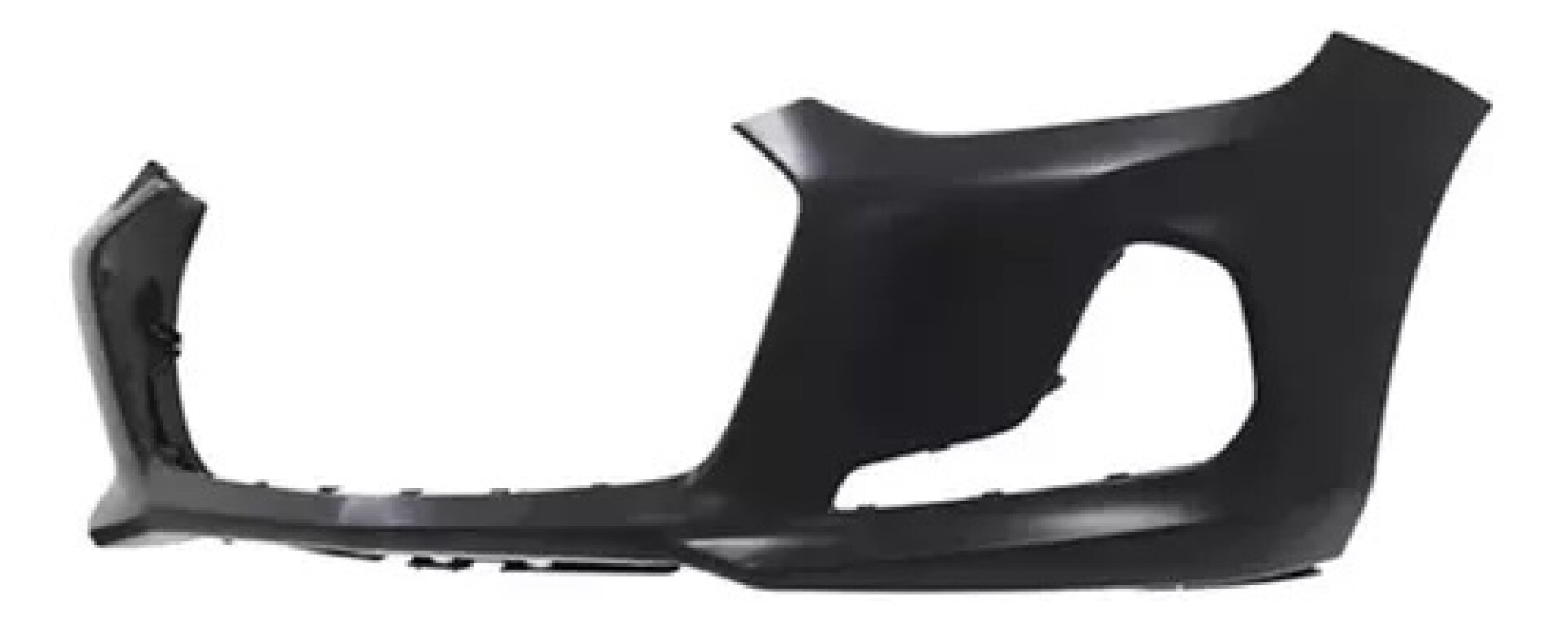 PARAGOLPE DELANTERO NEGRO LISO CON AGUJERO SENSOR 
