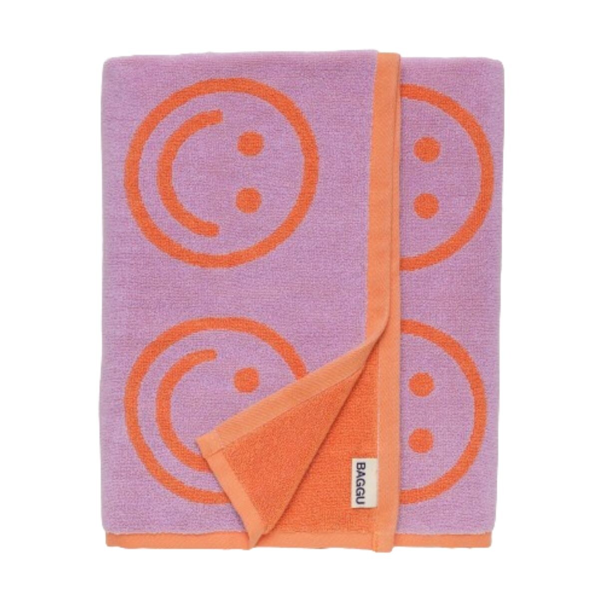 Toallón De Baño 100% algodón orgánico 152x76 Cm - Happy Lilac 