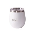 MATE CON TAPA ACERO INOX BLANCO Blanco