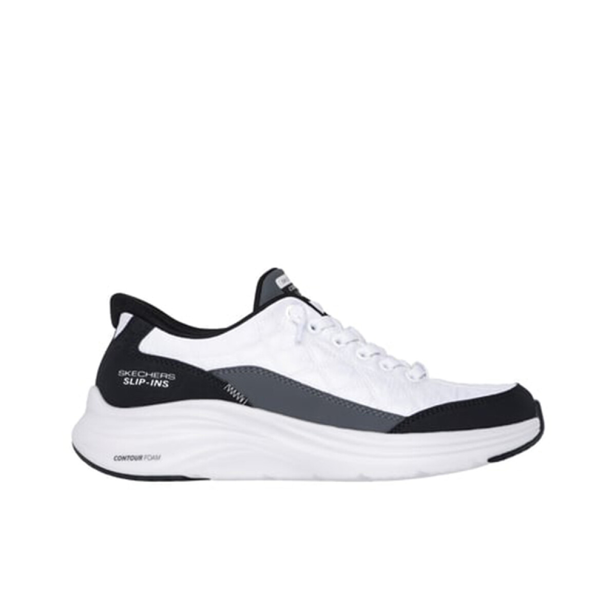 Championes Slip-Ins: Contour Foam - Cozy Fit - Blanco 