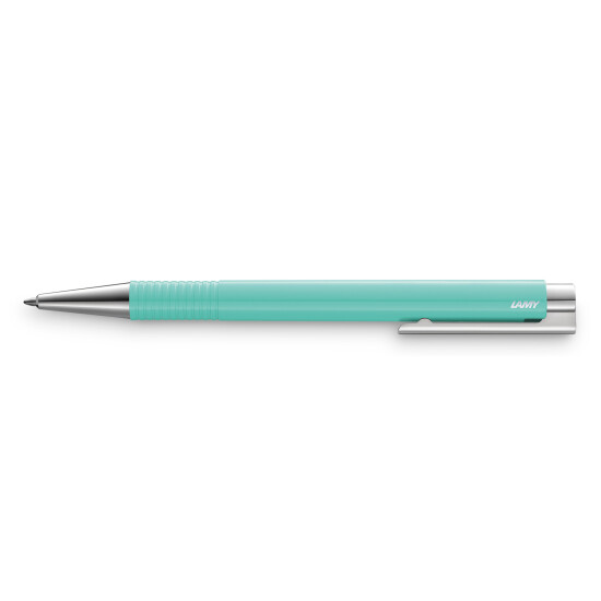 Lapicera Bolígrafo Ballpoint Logo M+ Celeste Mate TM negro Lamy 0