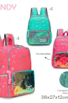 Mochila con diseño musical Fucsia
