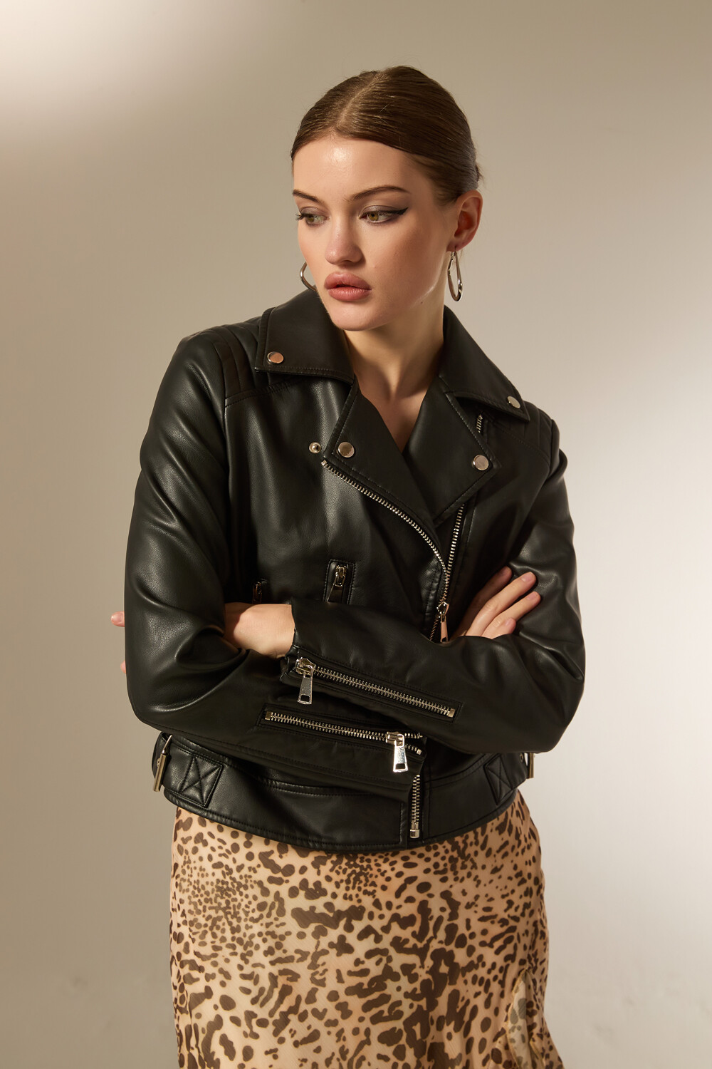 Campera Larissa Negro