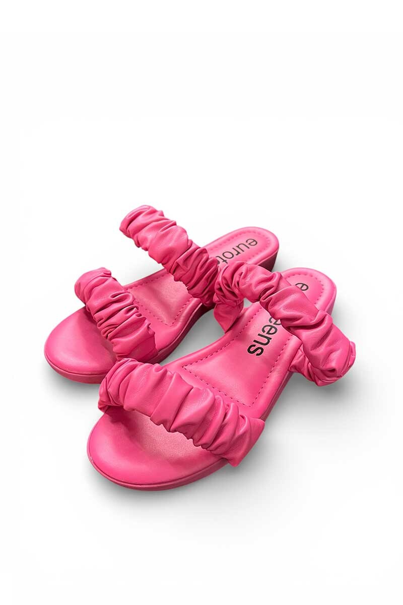 SANDALIA EUROTEENS 2 TIRAS Fuxia
