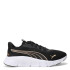 Championes de Mujer Puma Flex Focus Lite Modern Negro - Dorado