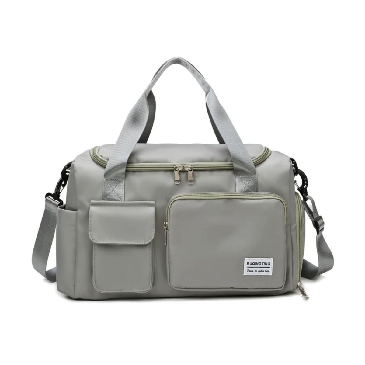 Bolso De Viaje Impermeable Con Compartimento Para Calzado - Gris 