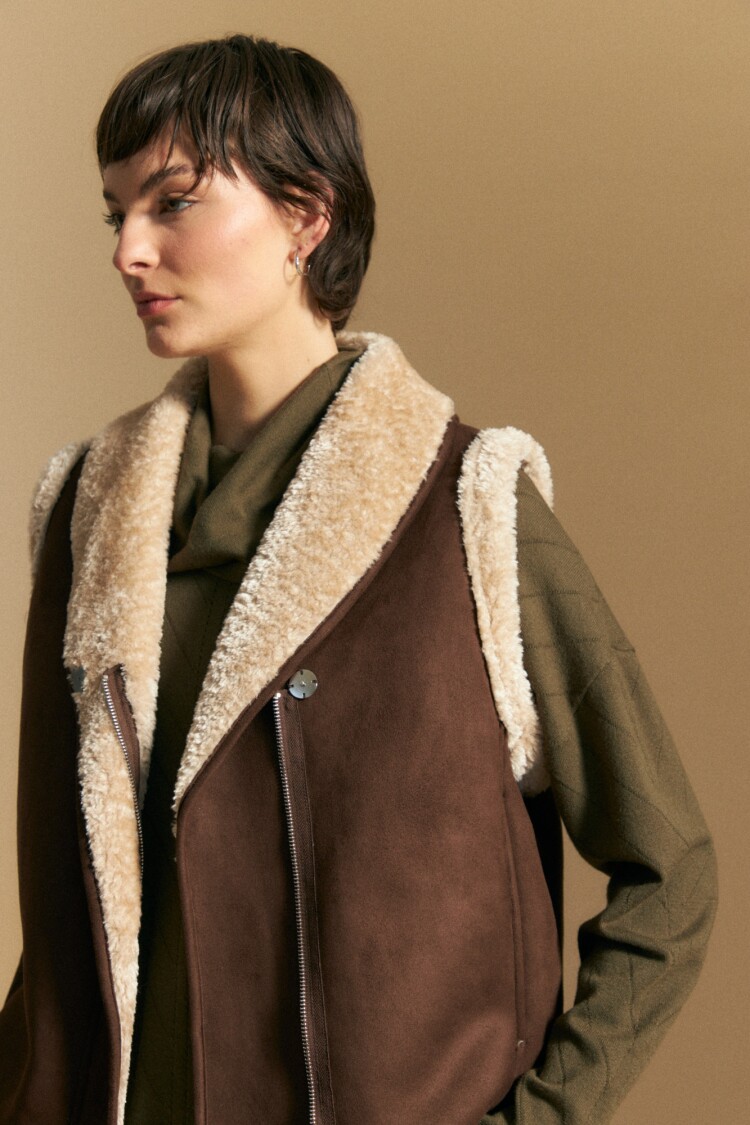 CHALECO MELVINE Chocolate