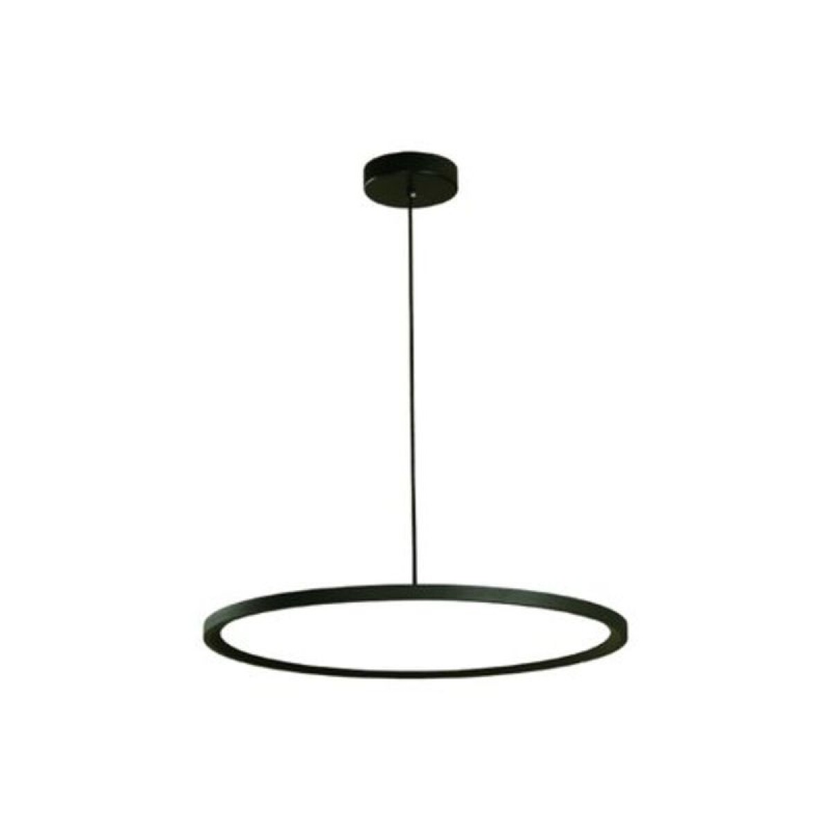 COLGANTE LED ARO 36W 3000K DIMM 120-277V NEGRO 