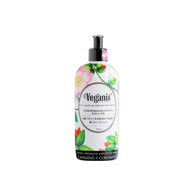 Leche Humectante Rosa Mosqueta Veganis 500ml Leche Veganis Rosa Mosqueta