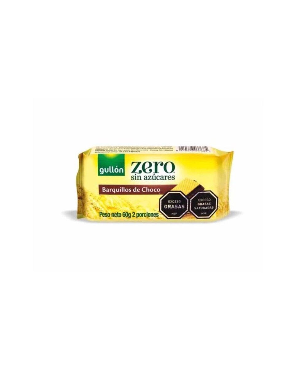 GALLETAS GULLÓN CHOCOLATE ZERO AZÚCAR 60G 