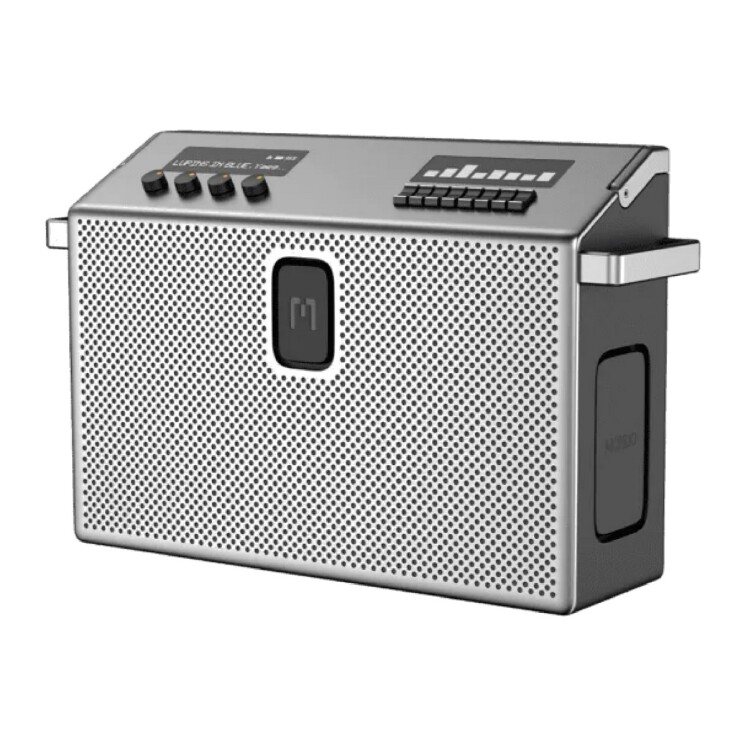 Parlante Bluetooth MONDO Speaker Large 96 W Metal gray