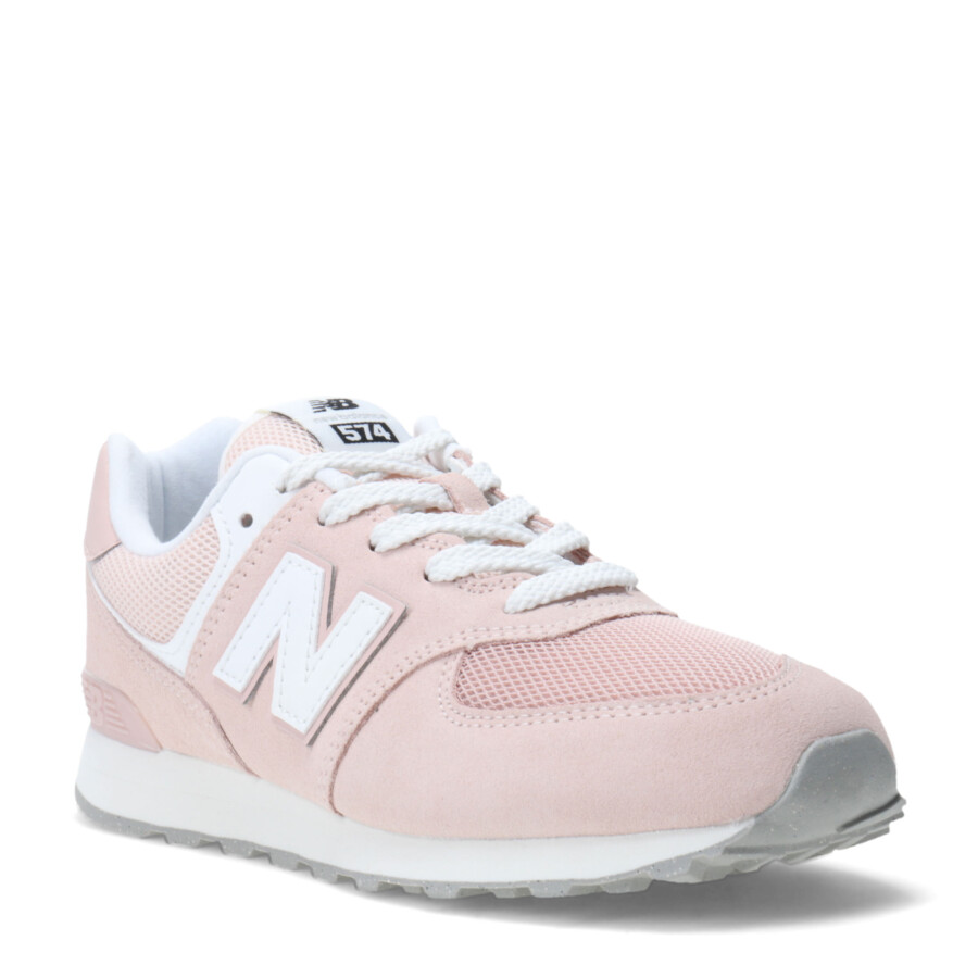 Championes Infantiles New Balance 574 Rosa - Blanco