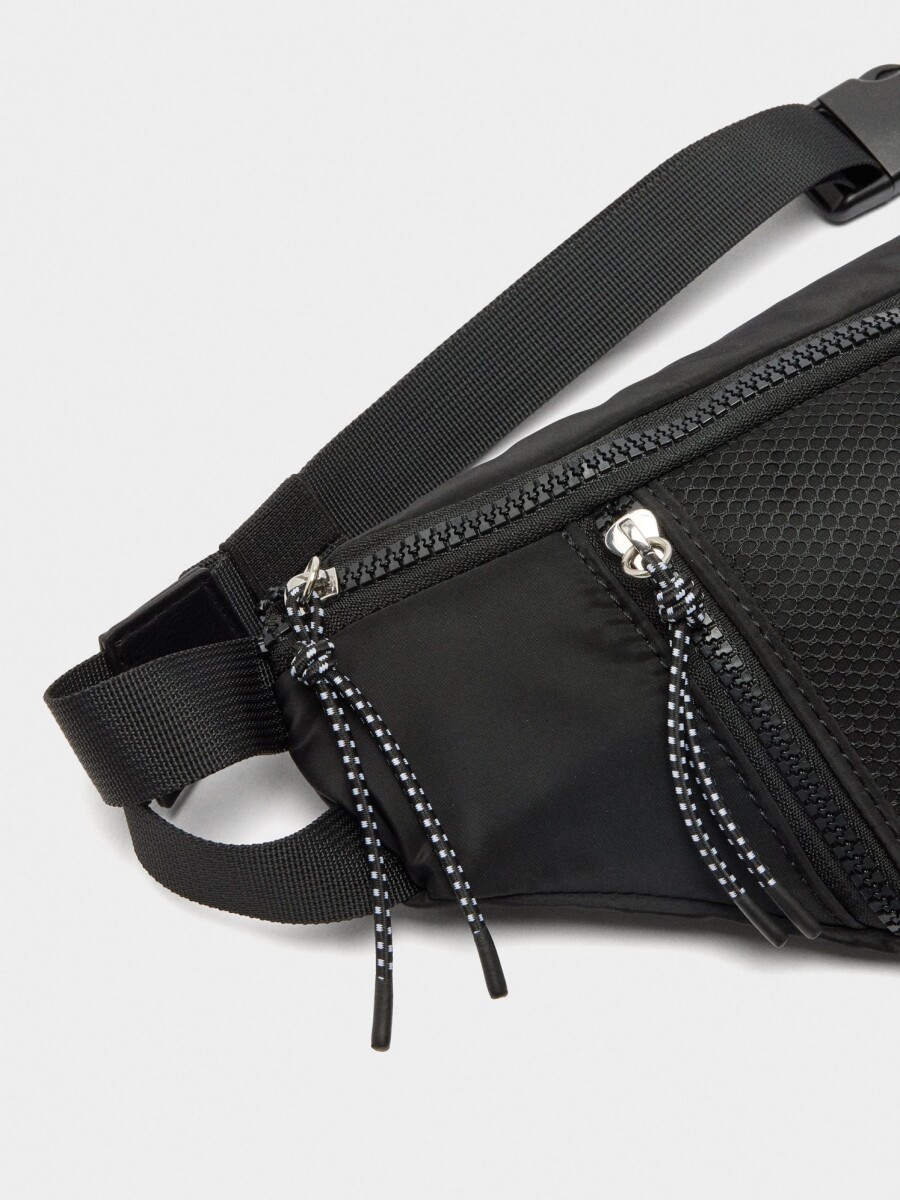 Riñonera De Nylon negro