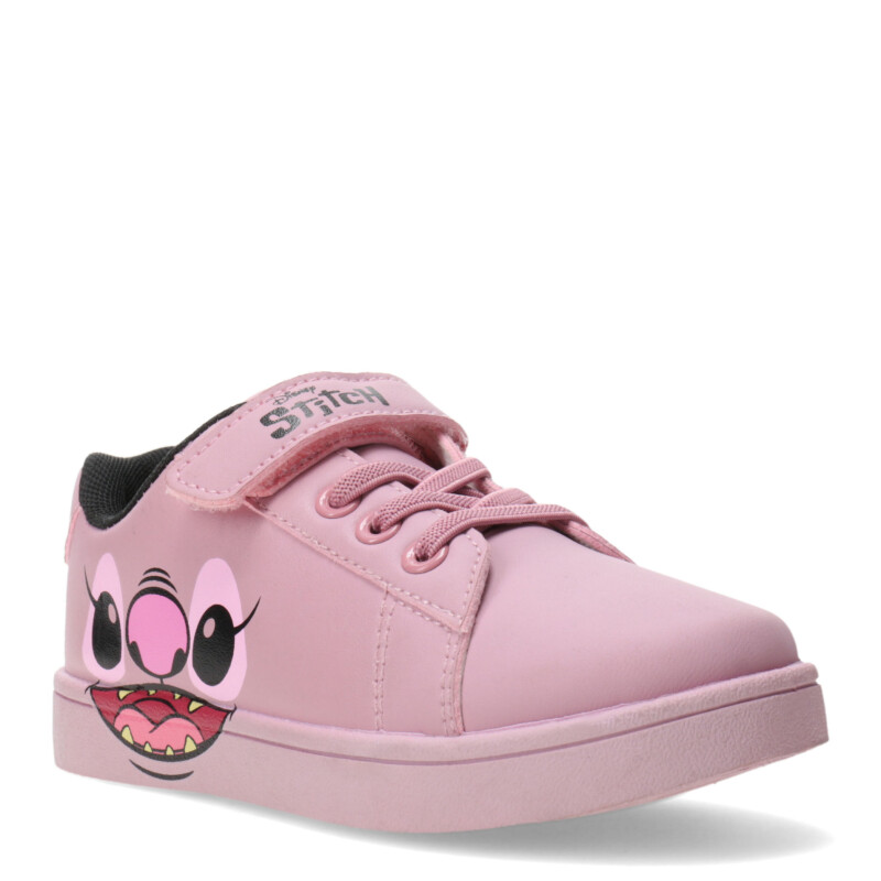 Championes de Niños Disney Casual Stitch Rosa - Negro