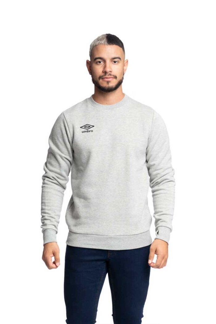BUZO HOMBRE UMBRO BASICO FELPA Gris