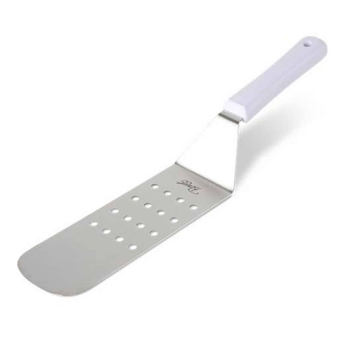 Espátula de servir perforada mango Blanco 20 cm 