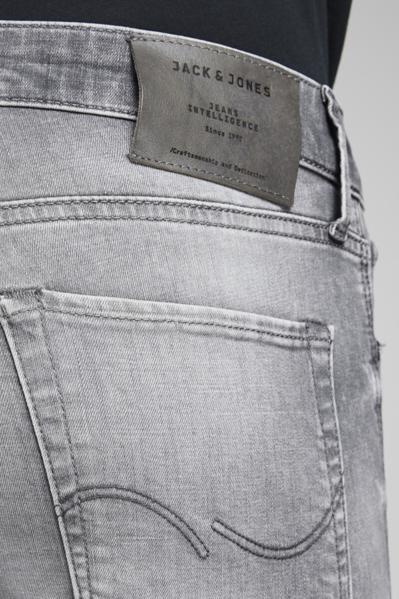 JEANS SLIM GLENN Grey Denim