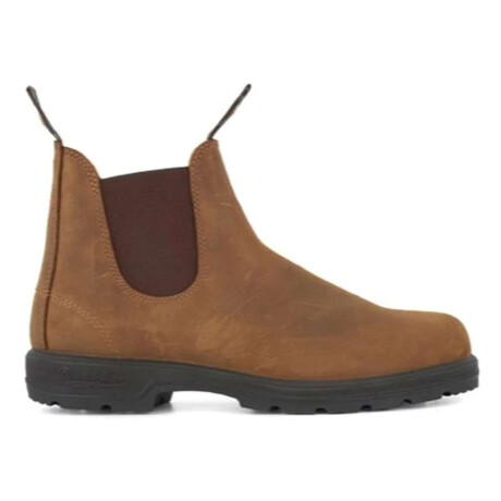 Botas Blundstone Elastic Side V Cut Crazy Horse Marrón
