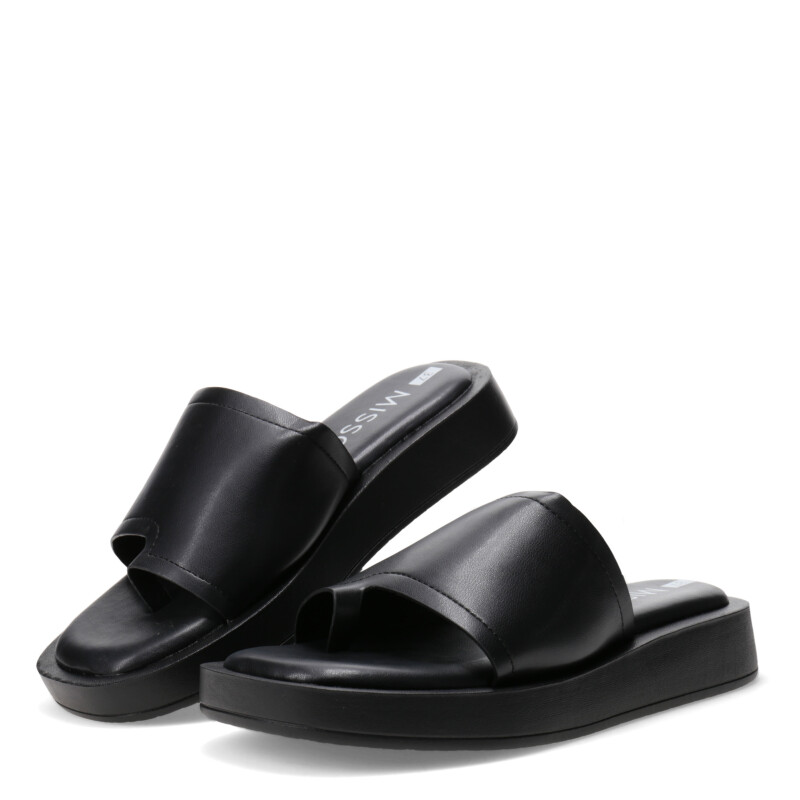 Sandalias de Mujer Miss Carol DALIA con tira frontal Negro