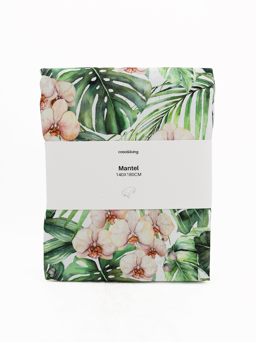 MANTEL ANTIMANCHAS BOTANIC - VERDE 