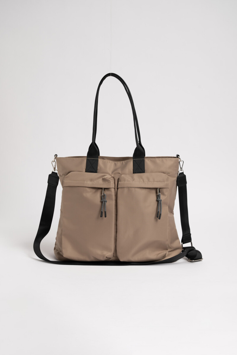 Bolso grande Beige