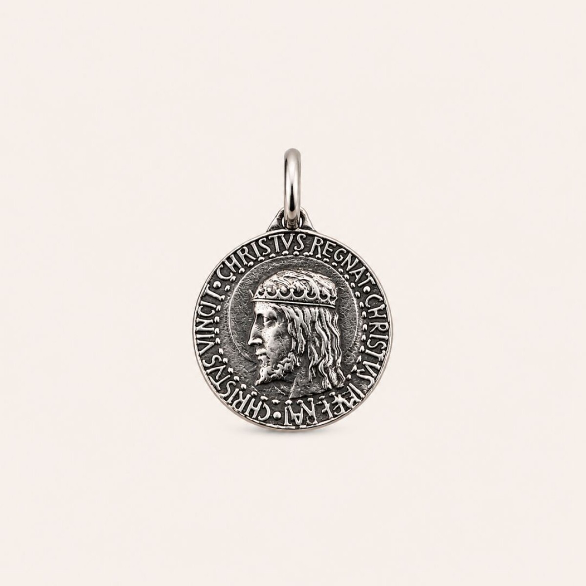Medalla Cristo Antiguo - Plata 925 