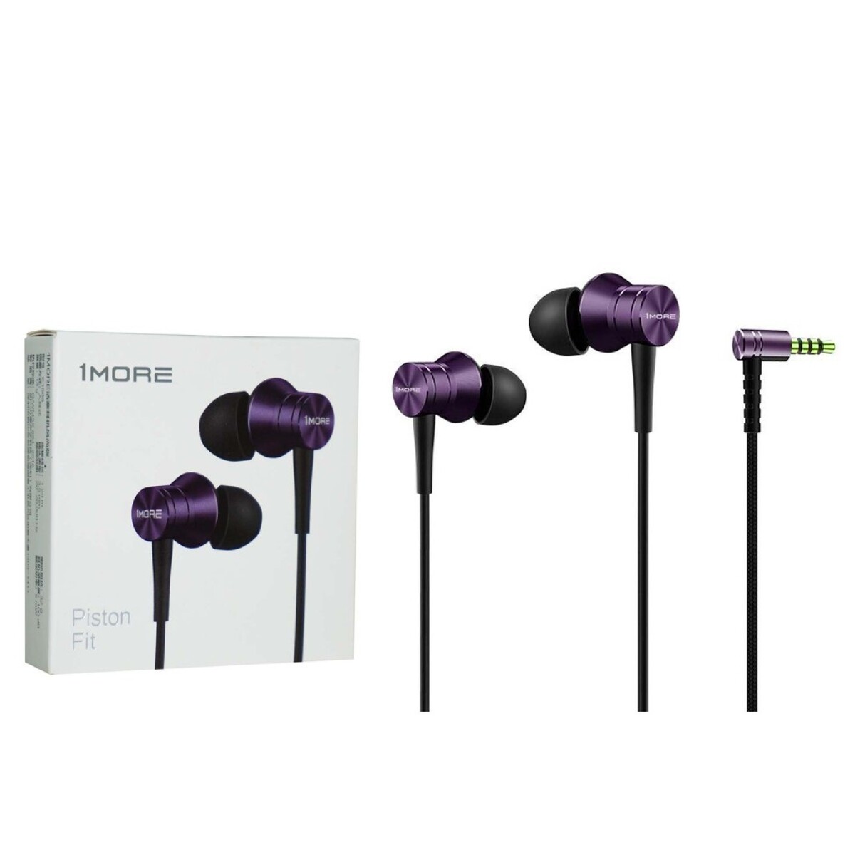 Auricular 1more Triple Driver In-ear Headphones Piston Fit Violeta 