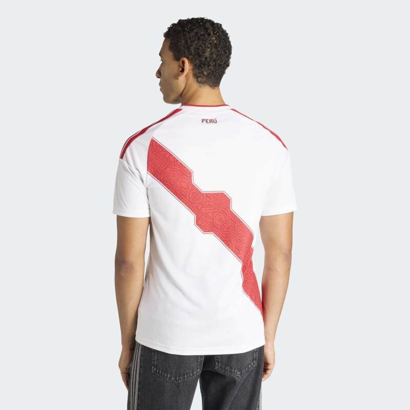 Camiseta Adidas Primera Equipación Perú 26 Blanco