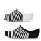 Medias Infantiles N+ Rayas x2 Blanco - Negro