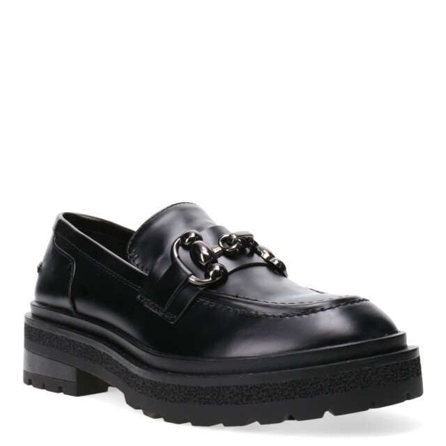 Zapatos de Mujer Miss Carol DOULE Mocasin con hebilla Negro