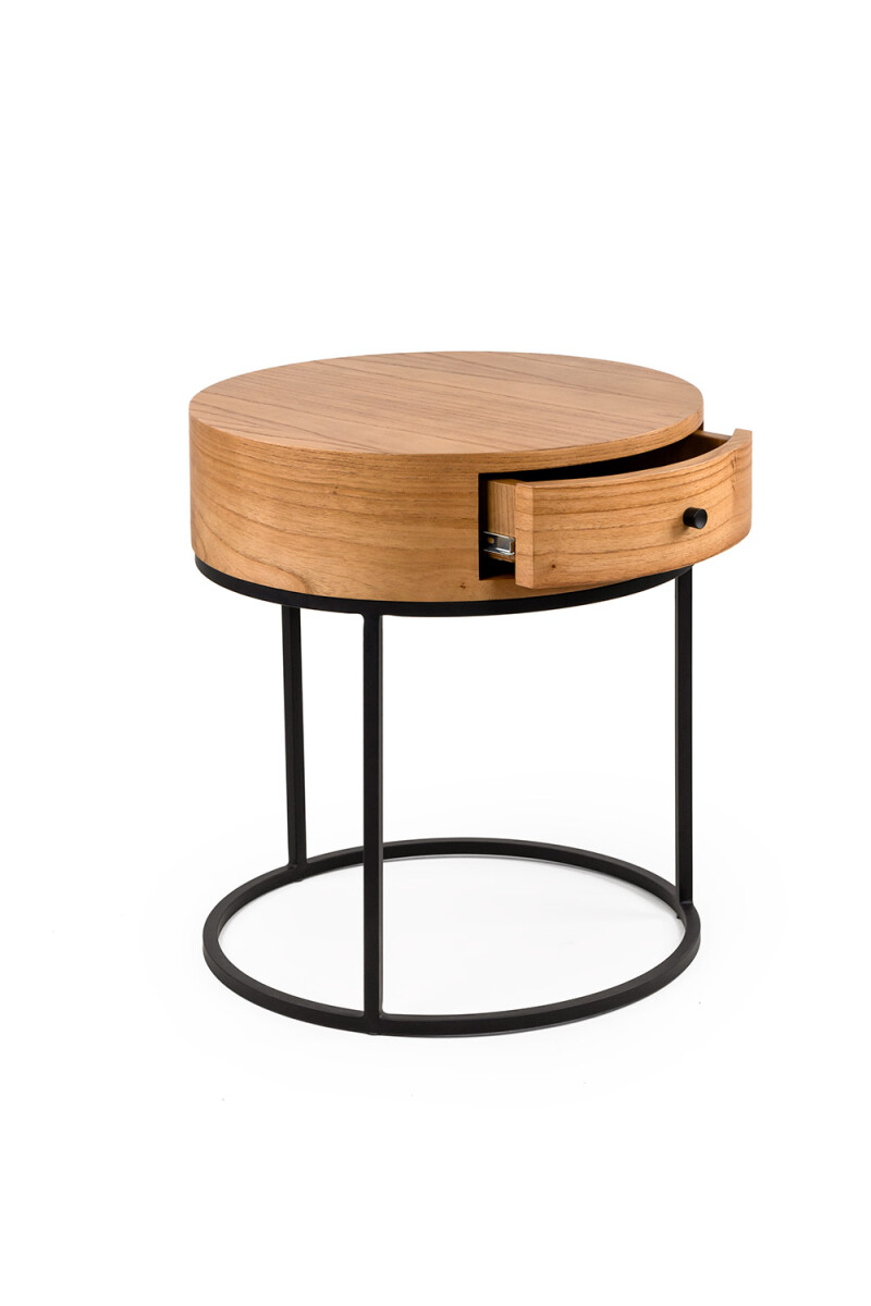 PETRA ML MESA DE LUZ PETRA CINAMOMO 51X51X54H