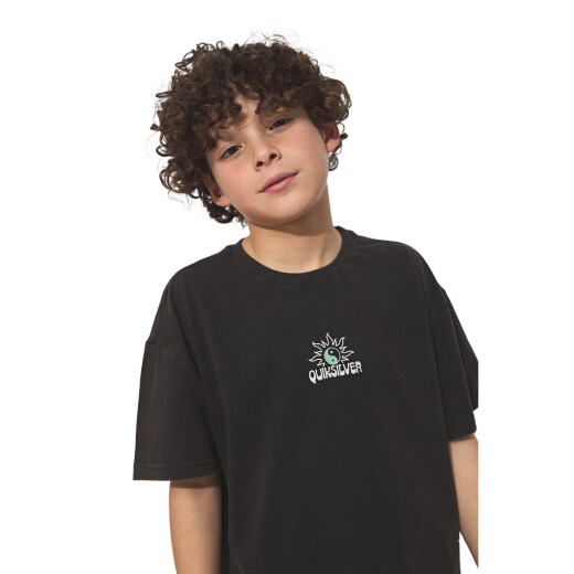 Remera Quiksilver Fusion niño - Negro Remera Quiksilver Fusion niño - Negro