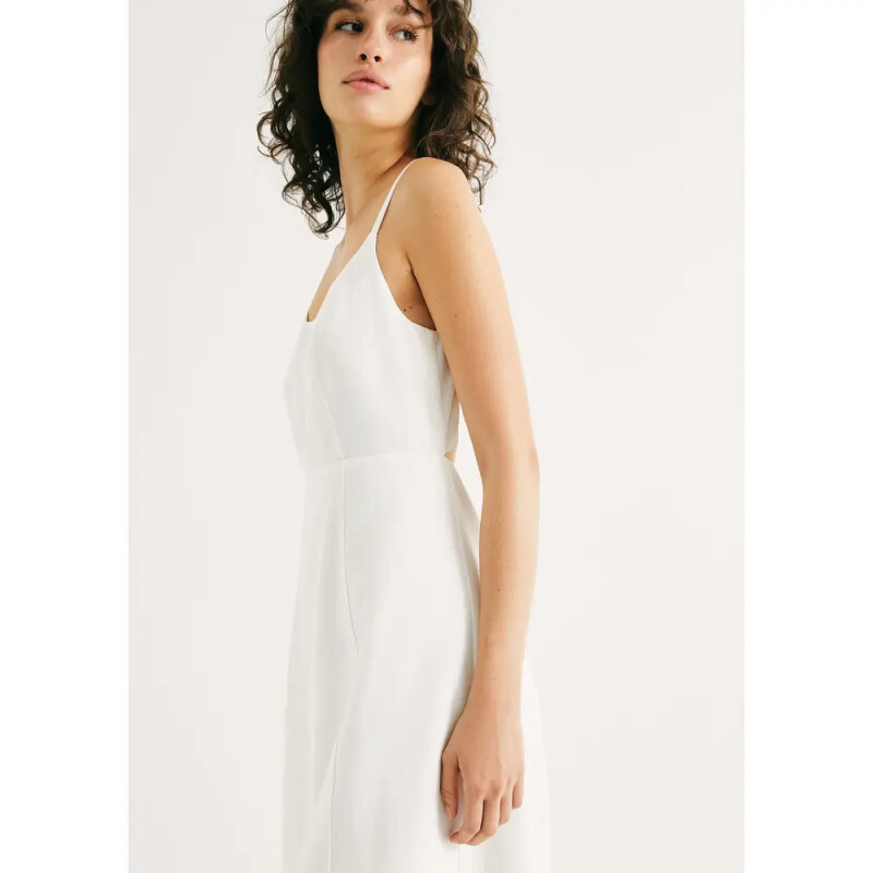 VESTIDO CURTO FEM BEGE CLARO