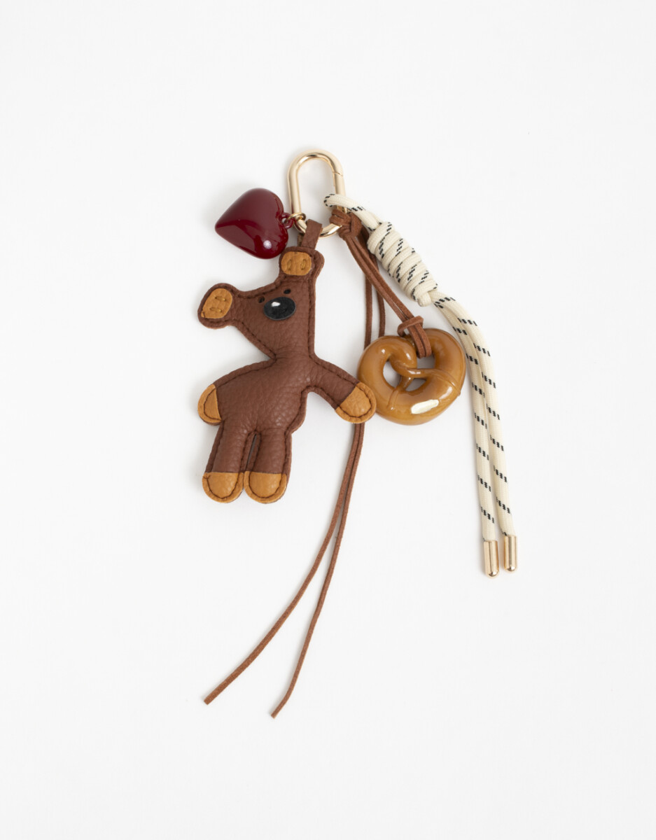 Llavero Y Bag Charm Oso 