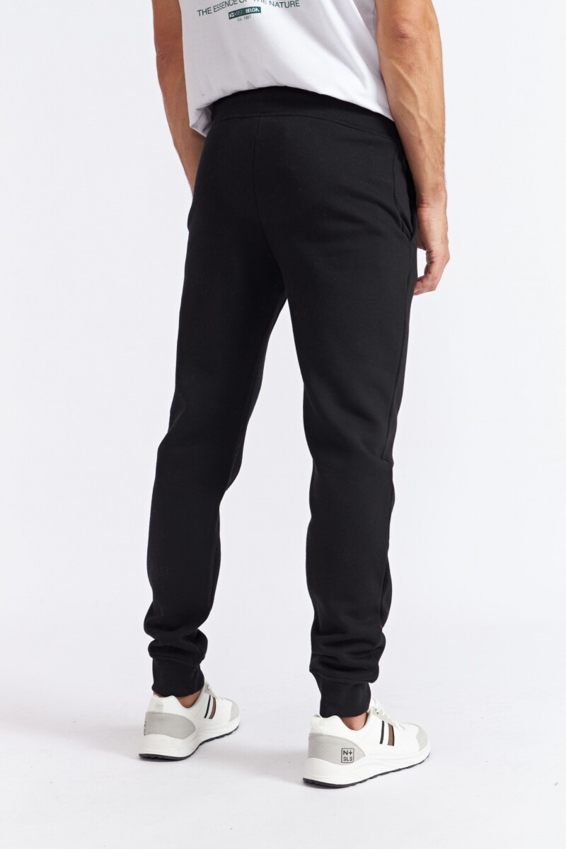 Babucha Hombre Alg.C/Felpa K.Belga - Negro 
