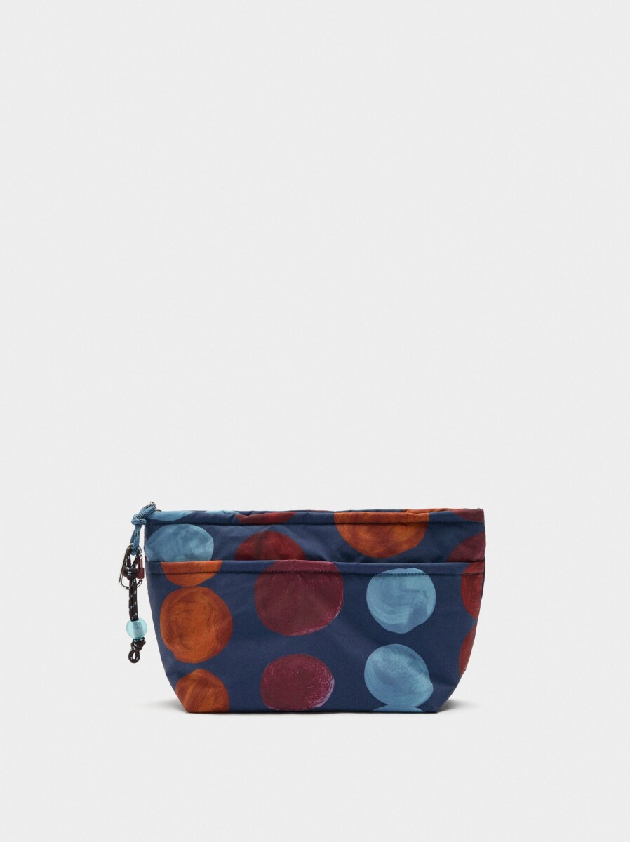Neceser De Nylon Estampado - multicolor 
