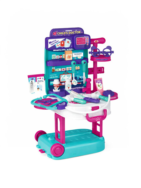 MALETA CON MUSICA Y LUCES MULTICOLOR