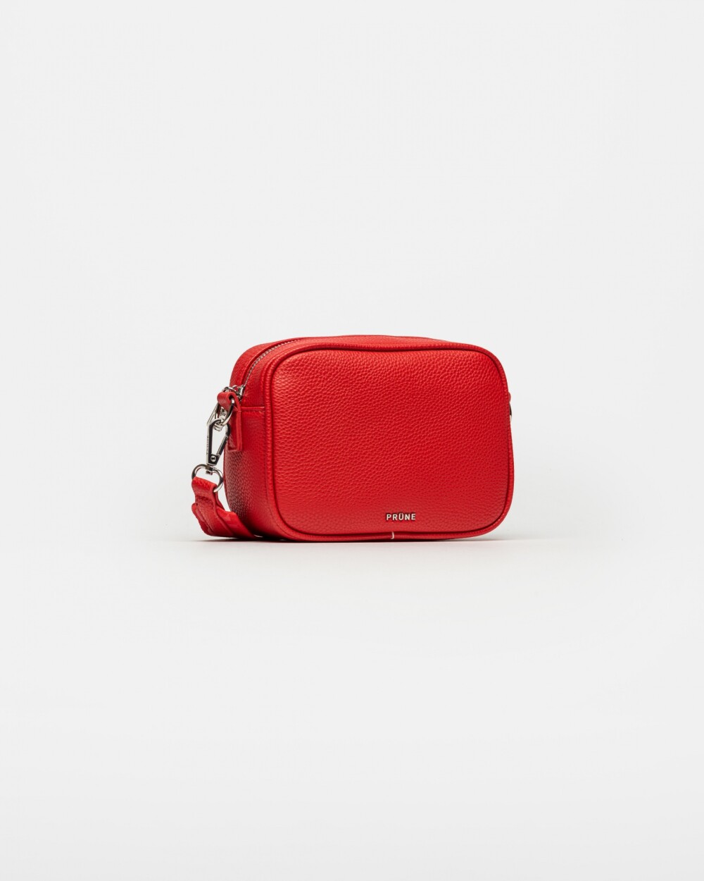 Mini Bag Adisa En Efecto Cuero Rojo