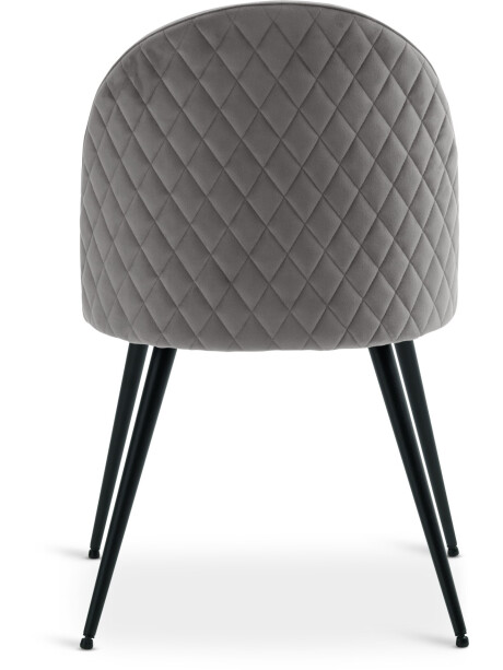 Silla de comedor KOKKEDAL terciopelo gris Silla de comedor KOKKEDAL terciopelo gris