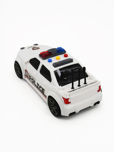 AUTO POLICIA CON LUCES NEGRO