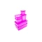 SET 6 RECIPIENTES RECTANGULARES ALASKA FRESHLIFE VIOLETA