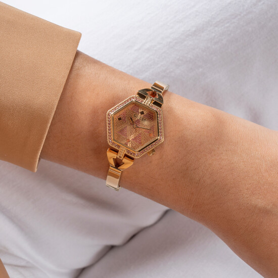 Reloj GUESS GW0680L3 en Acero Oro Rosa Esfera 28mm 0