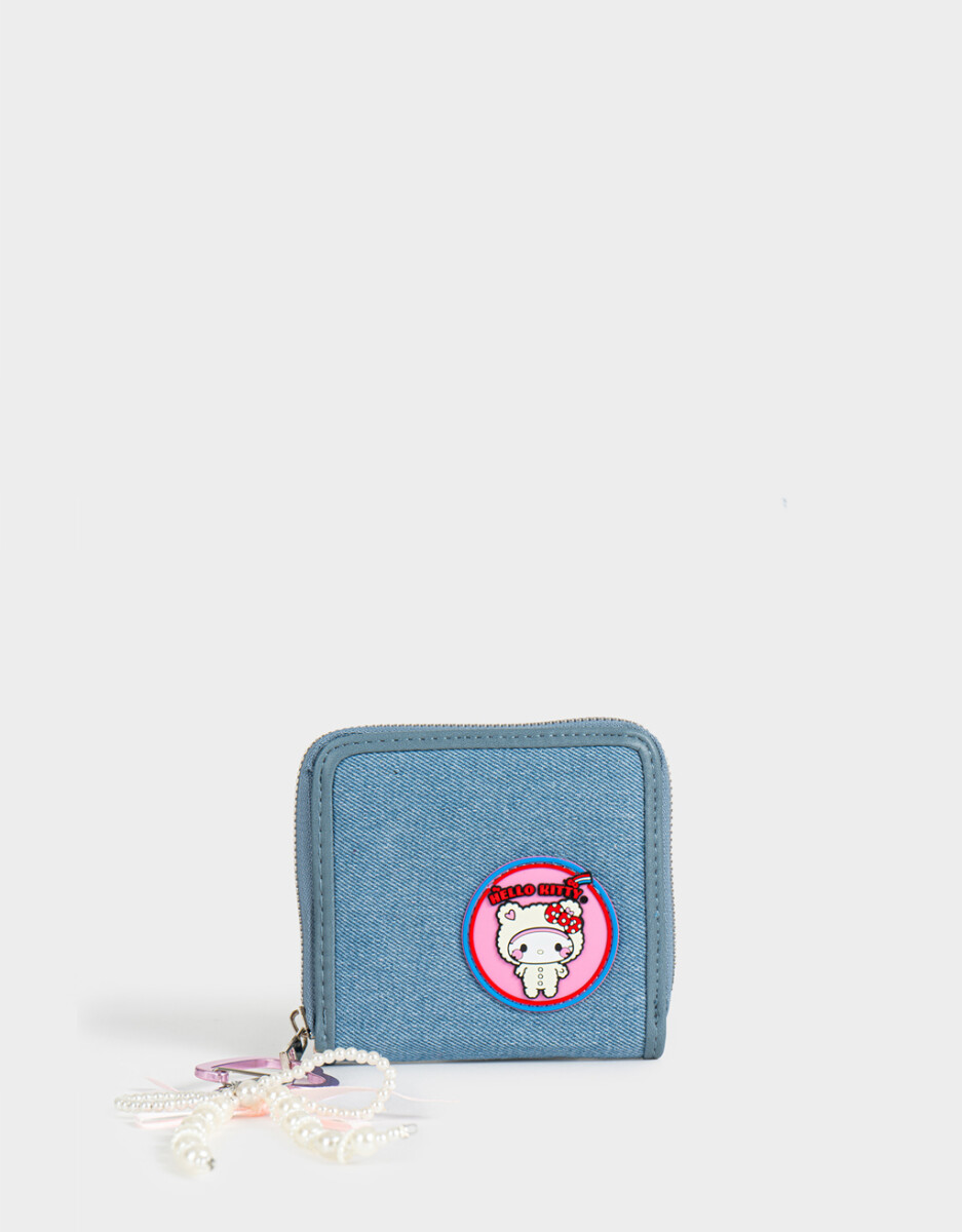 Billetera Denim Hello Kitty Kawaii 